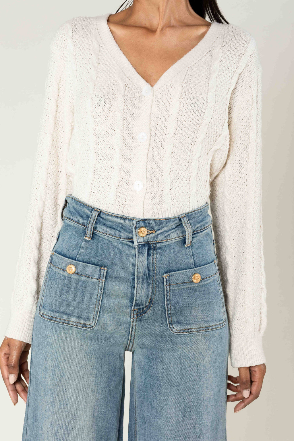 Nina Carter wide leg jeans