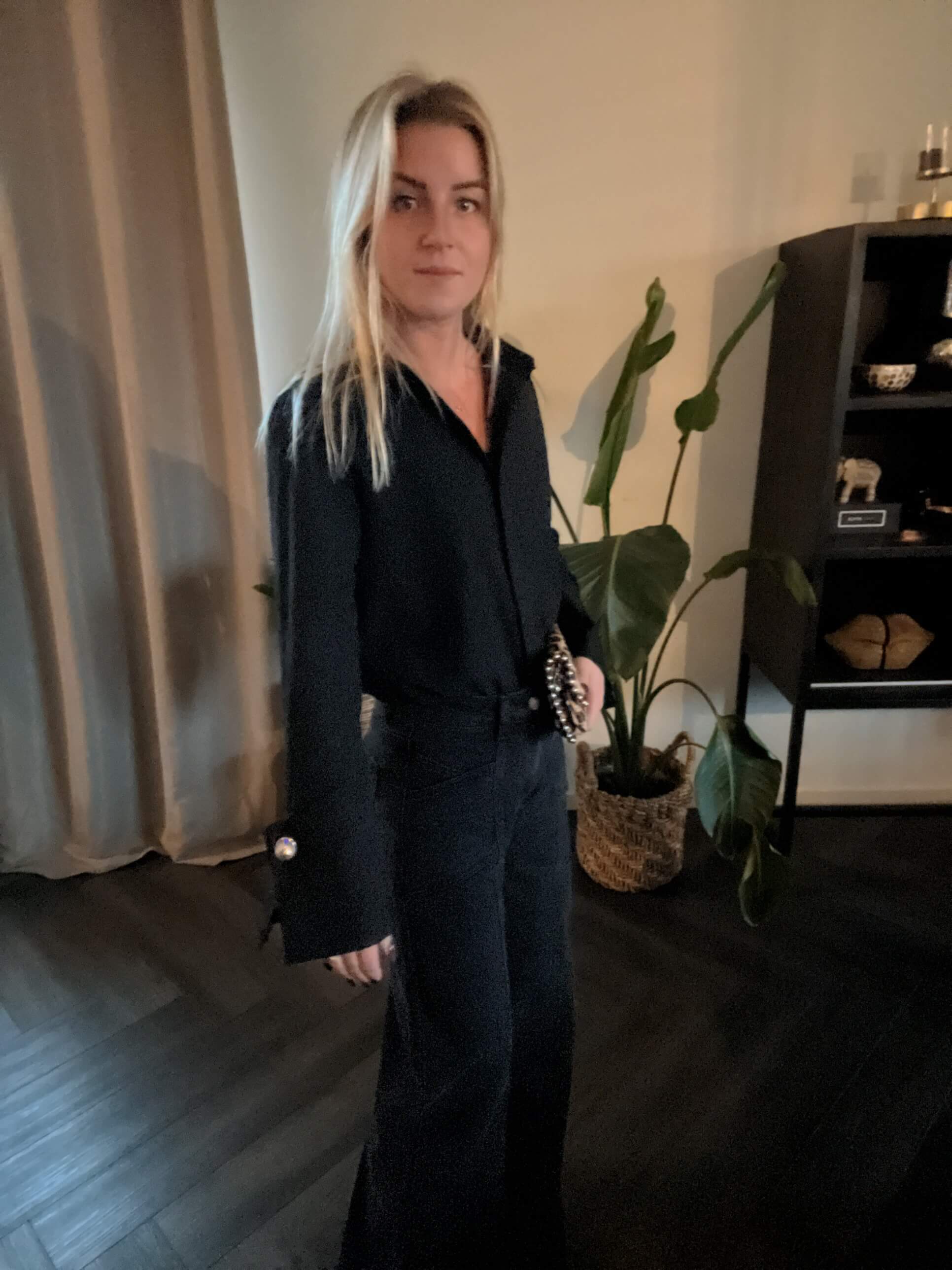 Midnight Isabeau blouse