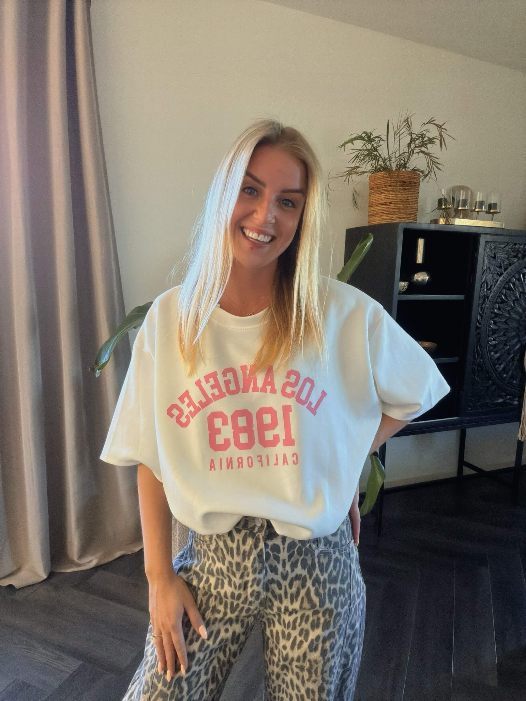 Los Angeles cropped tee