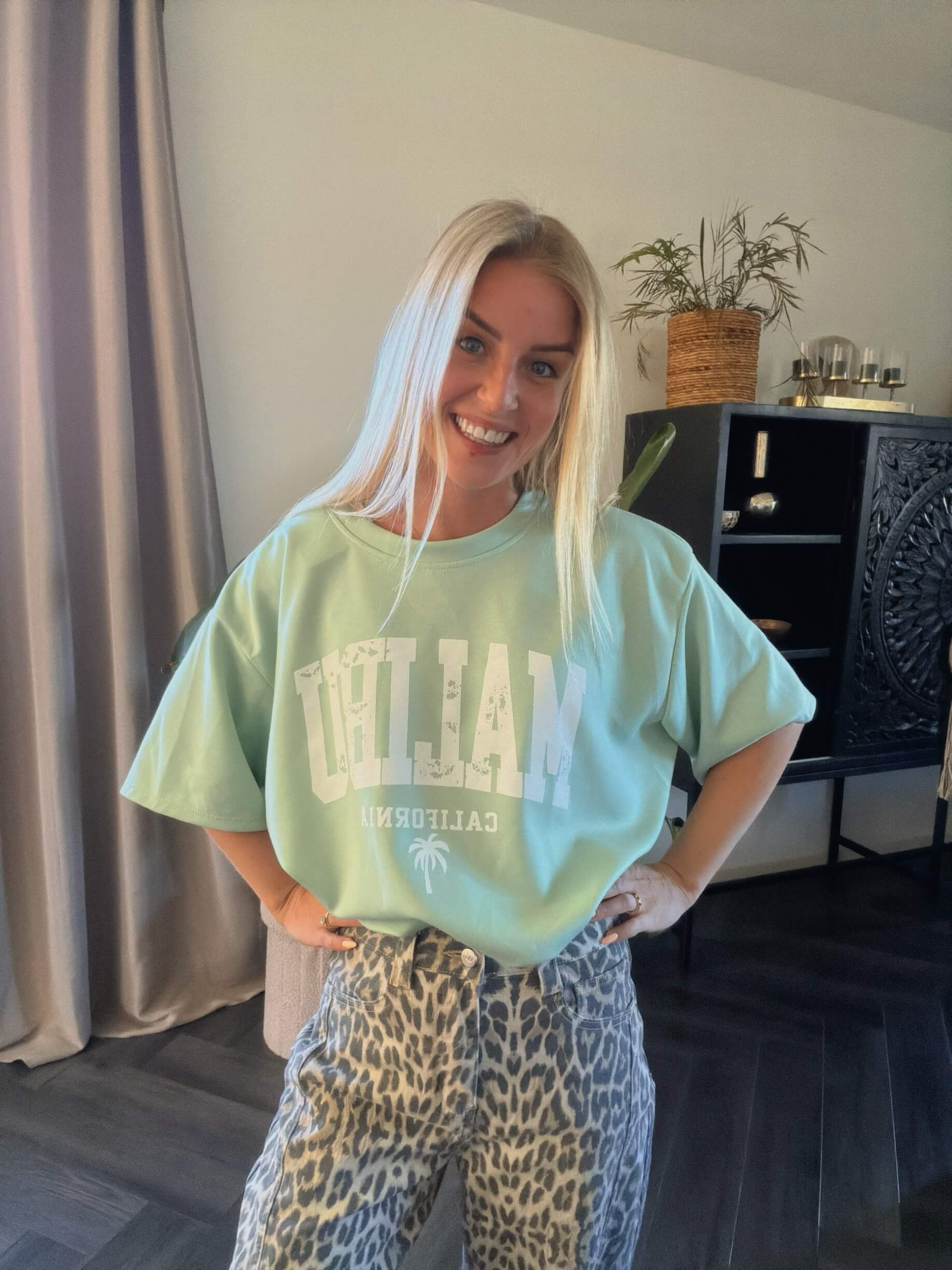 Malibu cropped tee