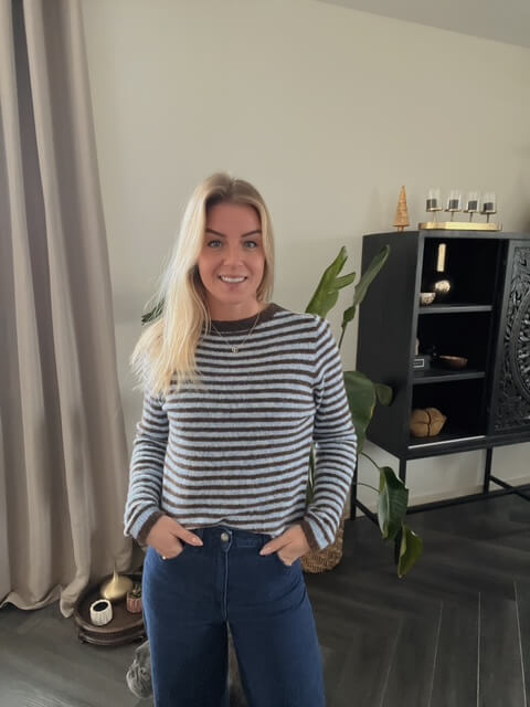 Maribel striped knit