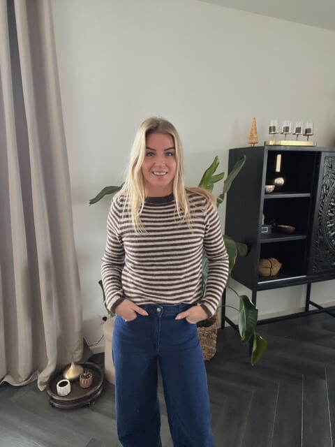 Maribel striped knit