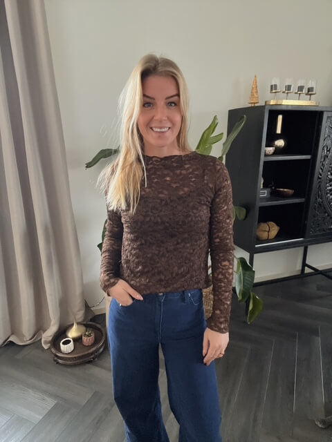 Liora floral lace top