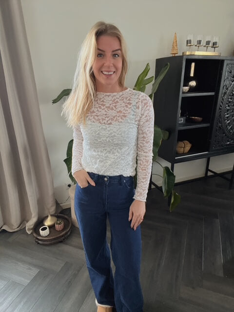 Liora floral lace top