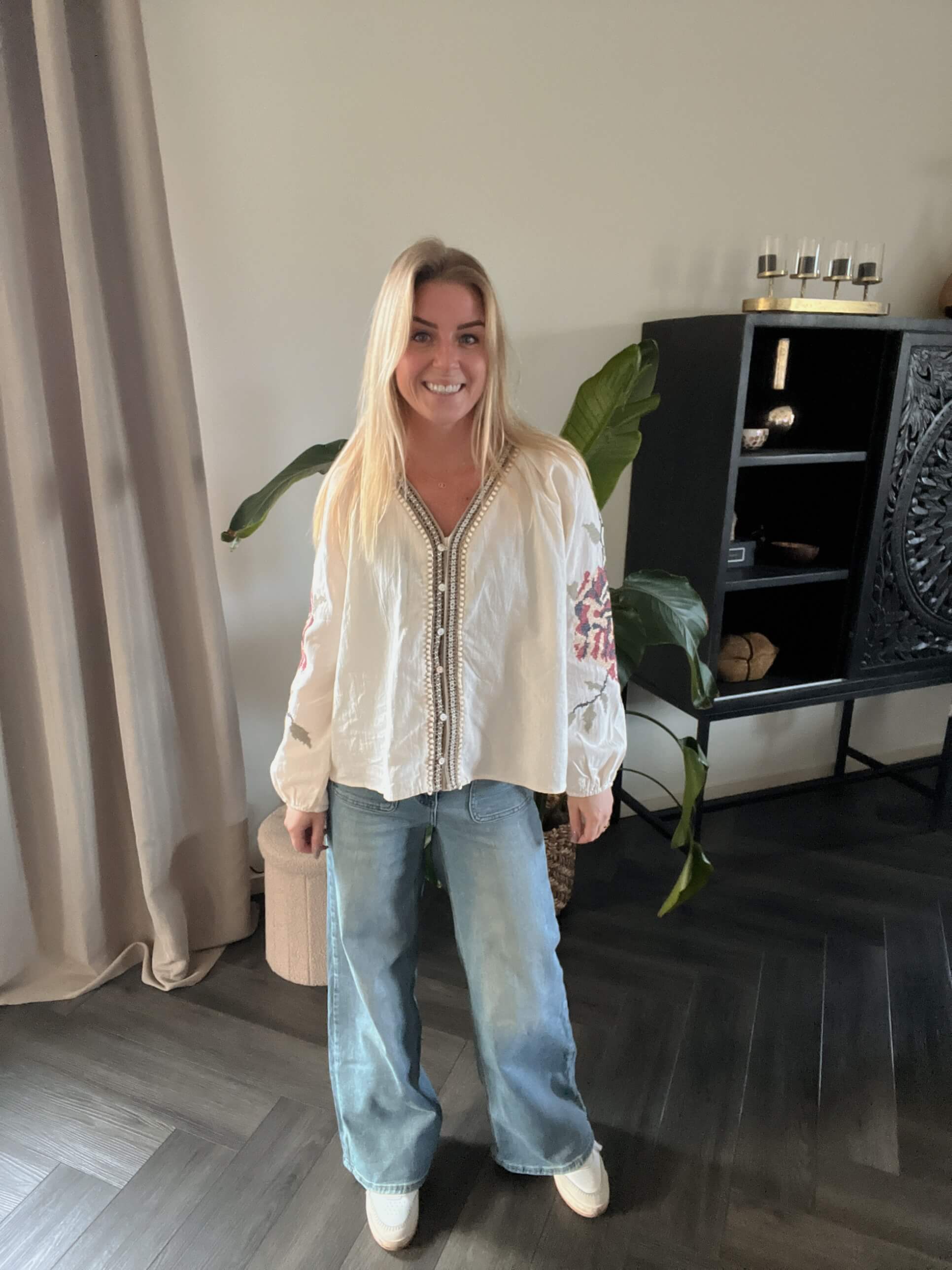 Dahlia Embroidered Shirt