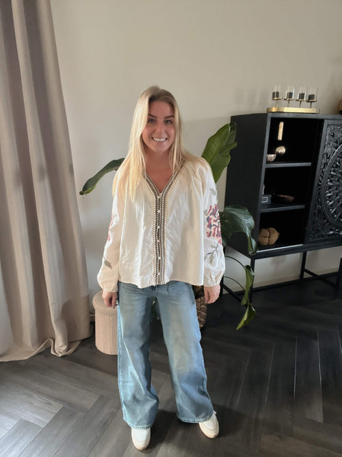 Dahlia Embroidered Shirt
