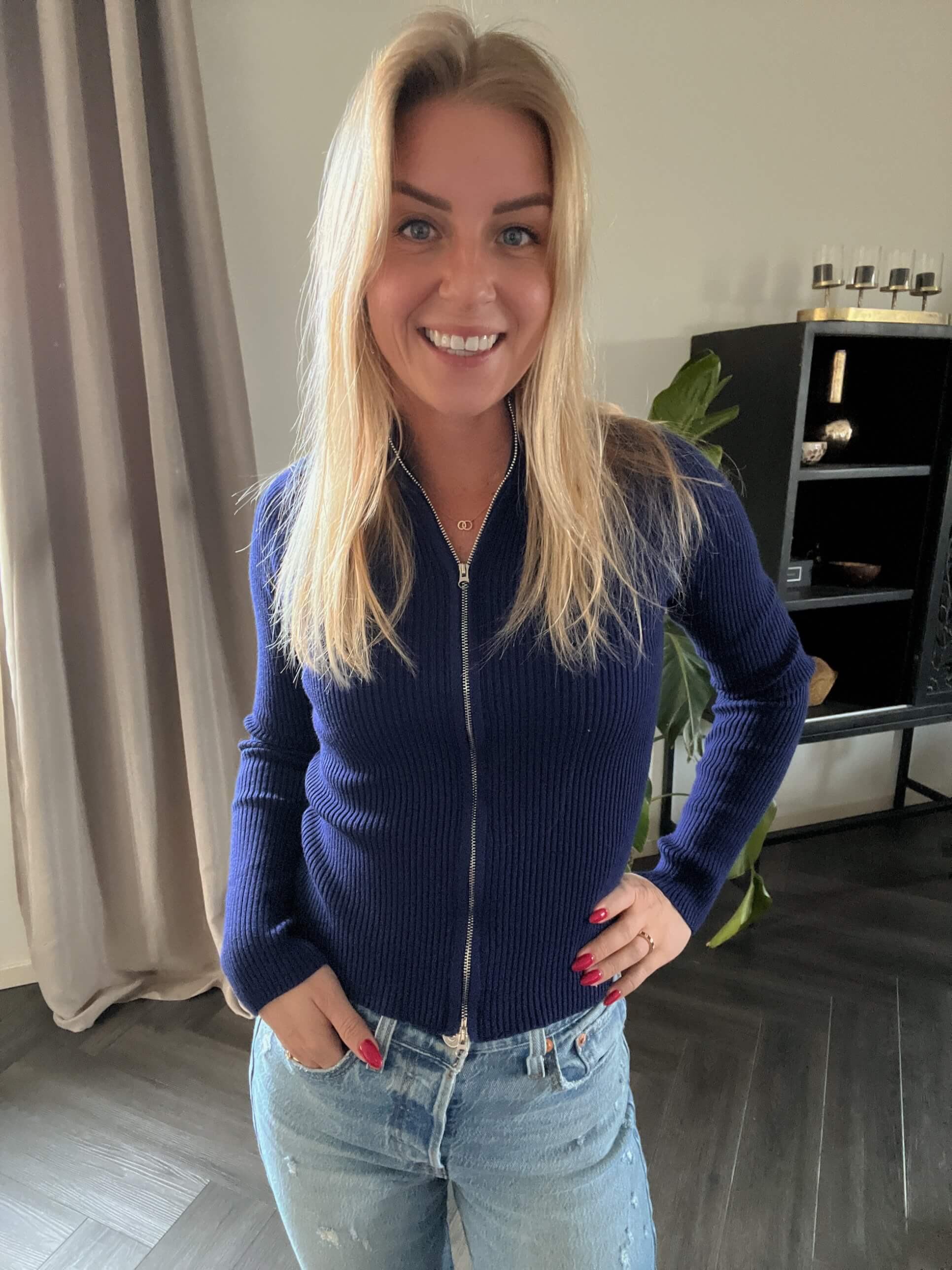 Maya Double Zip Cardigan