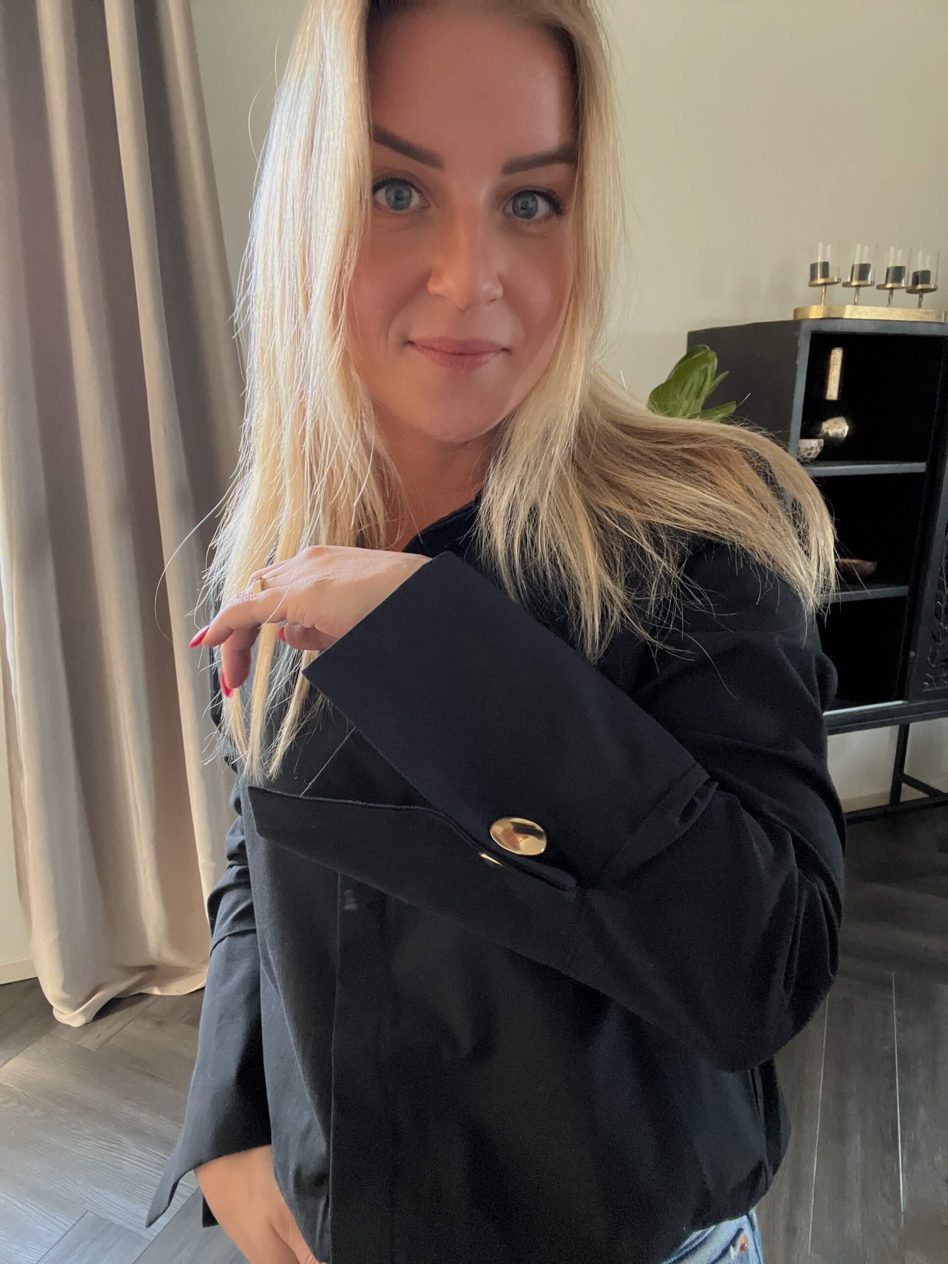 Midnight Isabeau blouse
