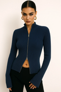 Maya Double Zip Cardigan