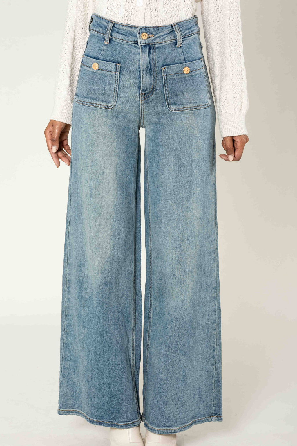 Nina Carter wide leg jeans
