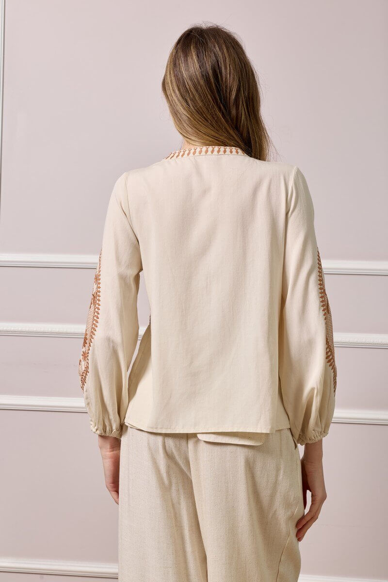 Iris Embroidered blouse