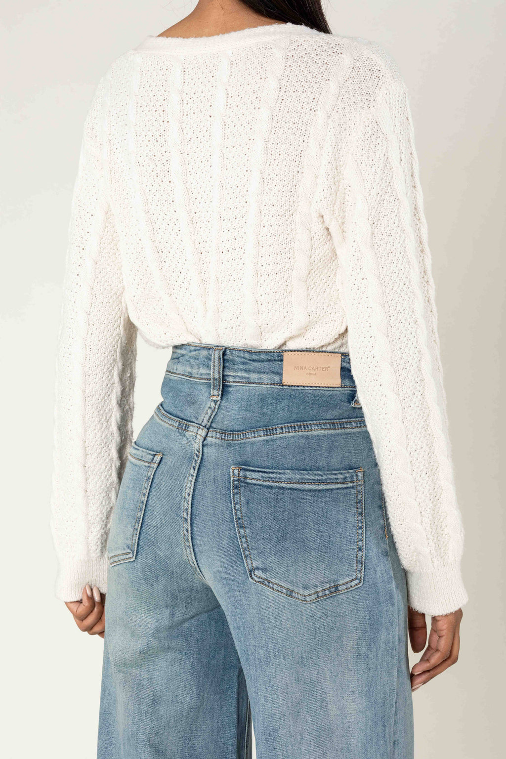 Nina Carter wide leg jeans